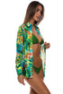 Luli Fama Peacock Affair Blouse