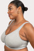Curvy Couture Cotton Luxe Front And Back Close Wireless Bra