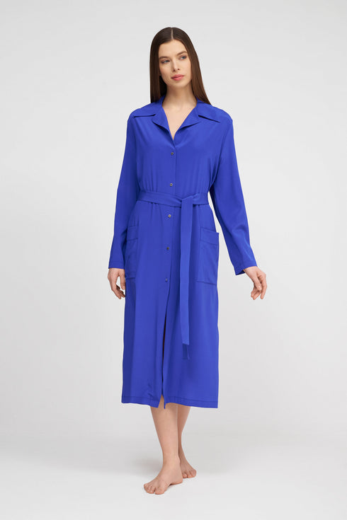 Shan Celine Long Silk Kimono