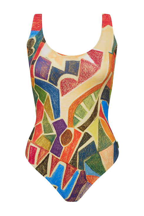 Shan Signature Swimmer-style one-piece