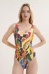 Shan Signature Swimmer-style one-piece