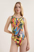 Shan Signature Classic high-neck one-piece