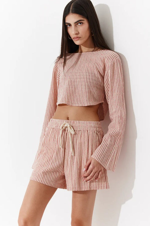 Gottex Beach Life Drawstring Cover Up Shorts