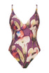 Shan Signature plunging one-piece swimsuit