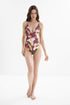 Shan Signature plunging one-piece swimsuit