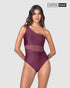 Leonisa Radiant One-shoulder One-piece Shaping Swimsuit