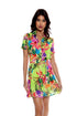 Luli Fama Luli Tropics Shirt Dress