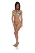 Luli Fama Birds Of Paradise Strap Ring Thong Bottom