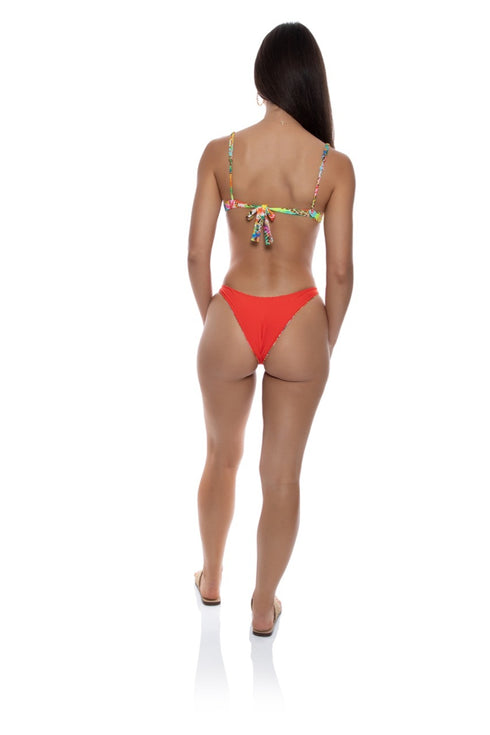 Luli Fama Birds Of Paradise High Leg Brazilian Bottom