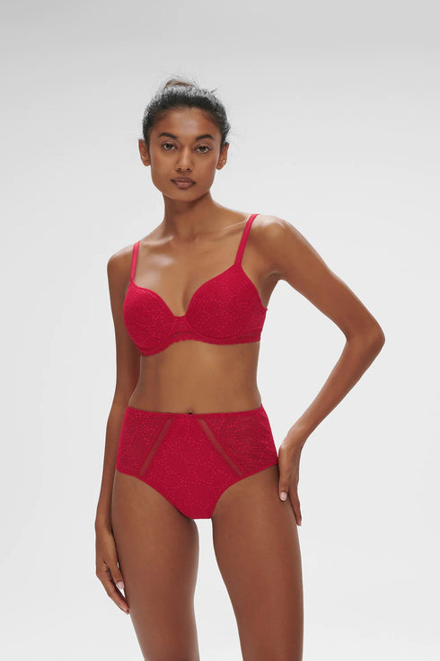 Simone Perele 12S Comete Spacer Plunge Bra Moulded In Lace