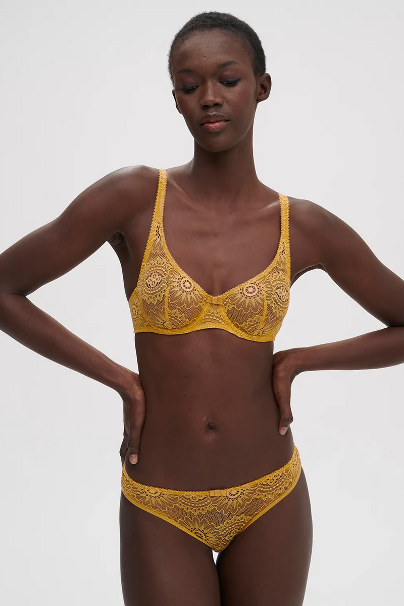 Simone Perele 1C3 Embleme Full Cup Support Bra GOLDEN YELLOW buy for the  best price CAD$ 160.00 - Canada and U.S. delivery – Bralissimo