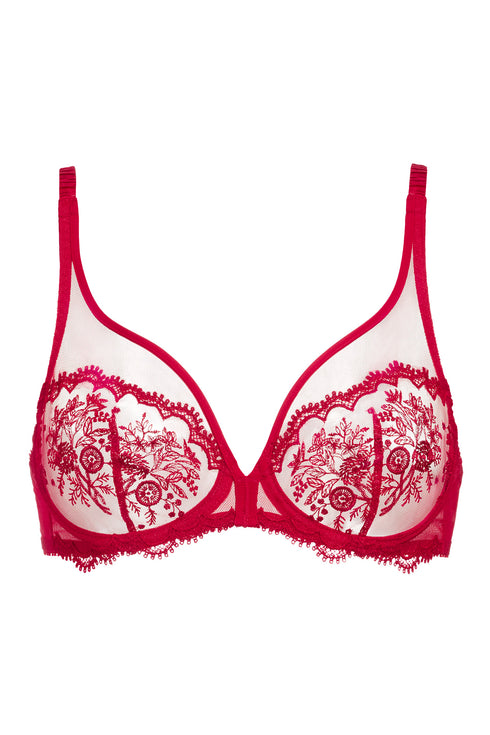 Simone Perele 1E2 Intrigue Sheer Plunge Bra
