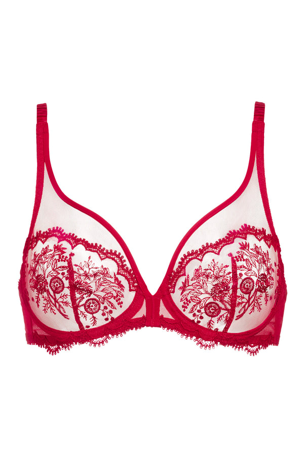 Simone Perele 1E2 Intrigue Sheer Plunge Bra