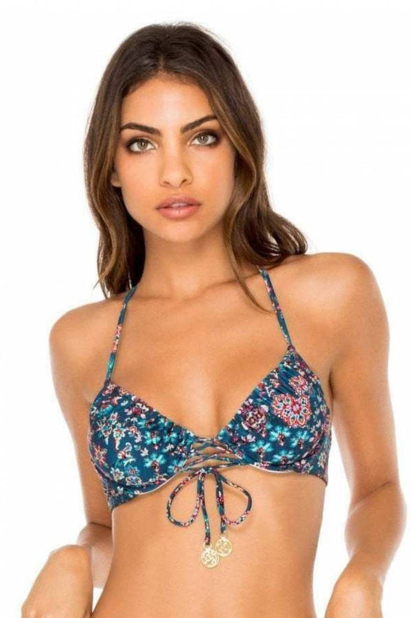 Luli Fama Cordoba Scrunch Cup Underwire Top