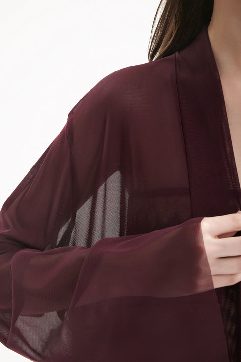 Shan Mia Long mesh kimono
