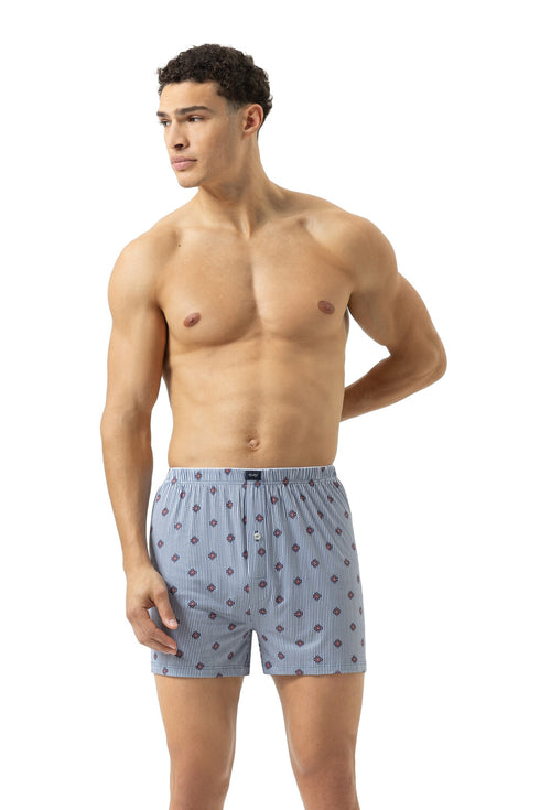 Mey Serie Stripes With Small Pattern Boxer Short