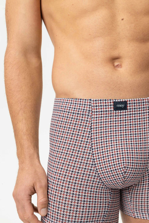 Mey Serie Modern Houndstooth Long Shorty