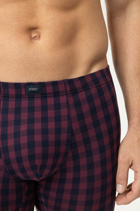 Mey Serie Lumber Grid Long Shorty