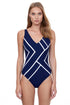 Gottex Mirage Full Coverage V-Neck One Piece