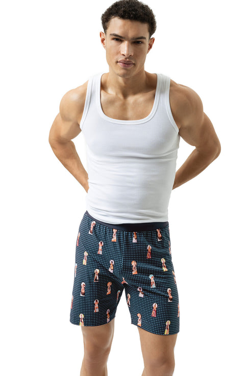 Mey Serie Keyhole And Pin Up Short Pants