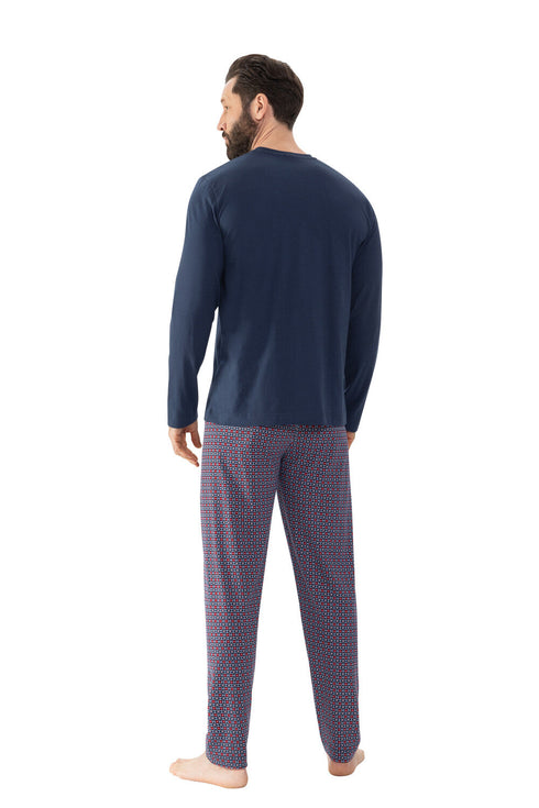 Mey Serie Red Tile Pyjama Full Length