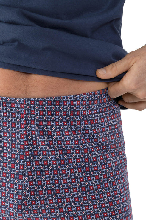 Mey Serie Red Tile Pyjama Full Length