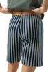 Mey Serie Rough Stripes Pyjama Short Pant, Short Sleeve