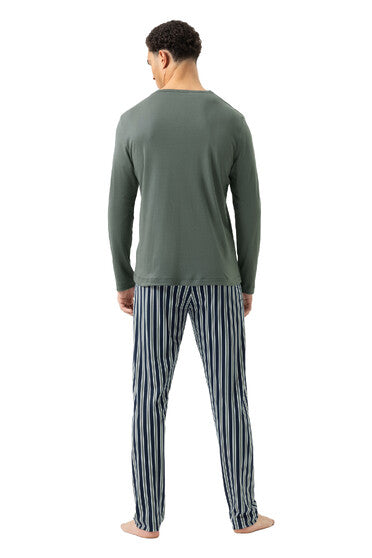 Mey Serie Rough Stripes Pyjama Full Length