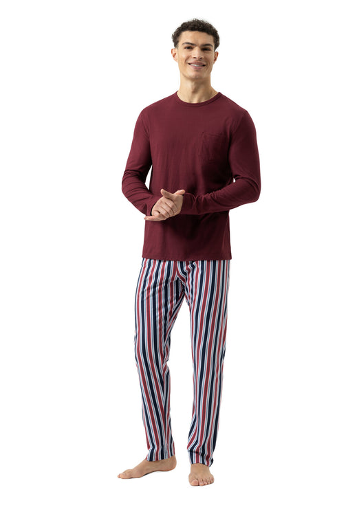Mey Serie Red´N Blue Stripes Pyjama Full Length