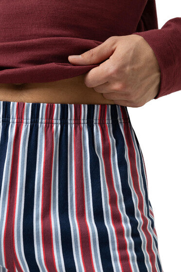 Mey Serie Red´N Blue Stripes Pyjama Full Length
