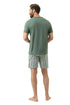 Mey Serie Palm Stripes Pyjama Short Pant, Short Sleeve