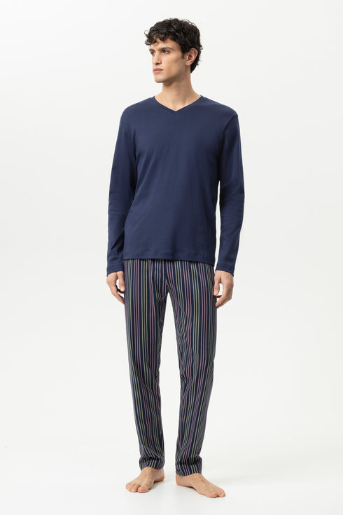 Mey Serie Luminous Stripes Pyjama Full Length