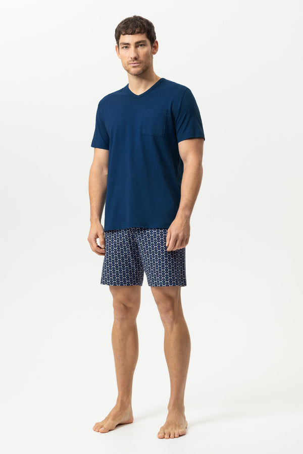 Mey Serie Smart Chains Pyjama Short Pant, Short Sleeve