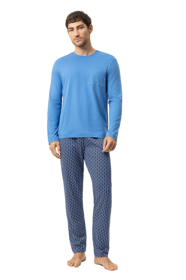 Mey Serie Blue Chains Pyjama Full Length