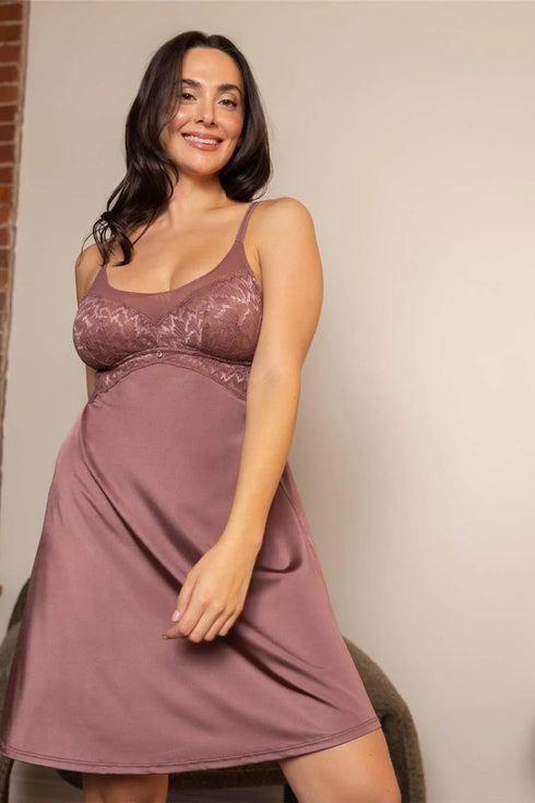 Montelle Woodrose Bust Support Chemise