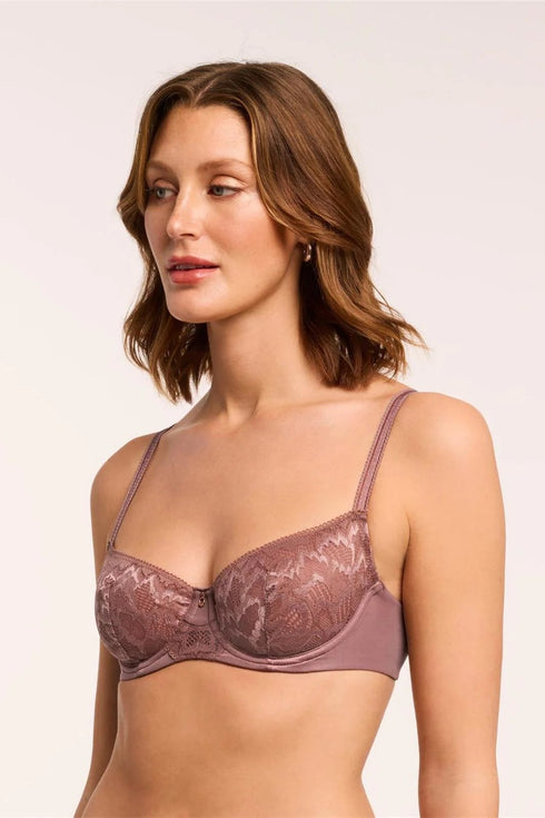Montelle Woodrose Flirt Demi Lace Bra