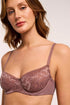 Montelle Woodrose Flirt Demi Lace Bra