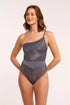 Montelle Lights Out Asymetrical Brazilian Leg Bodysuit
