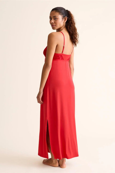 Fleur't Parisian Nights High Neck Long Gown