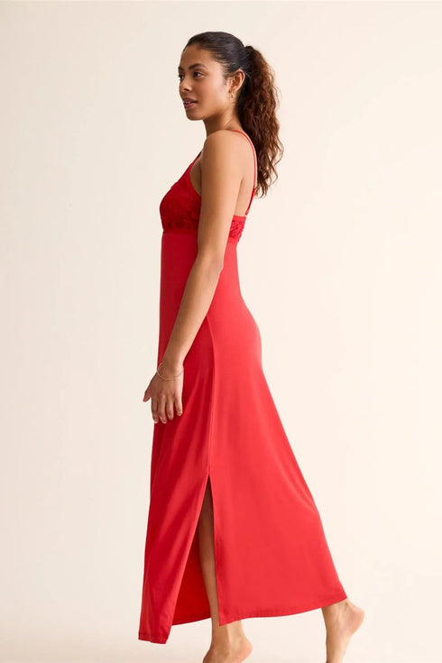 Fleur't Parisian Nights High Neck Long Gown