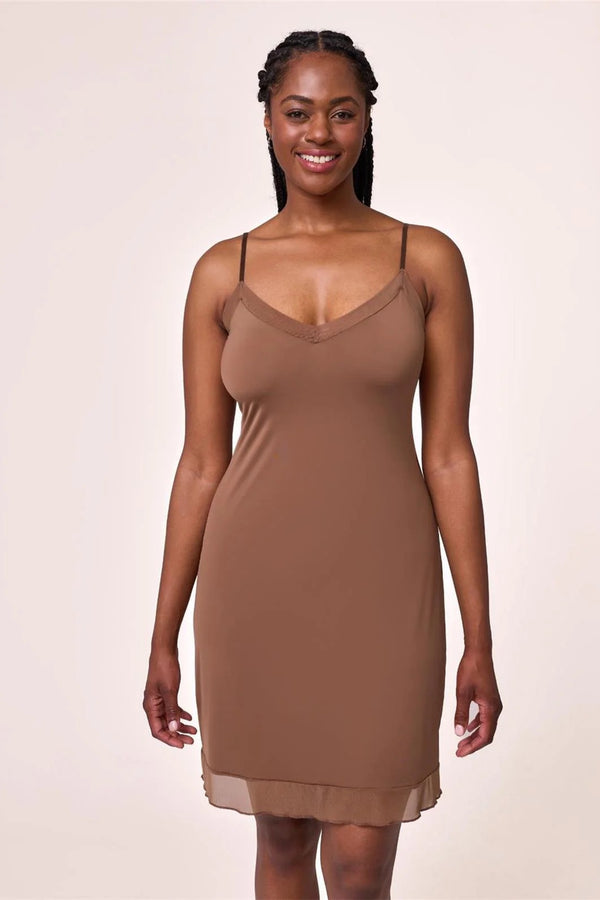 Montelle V-neck Full Length Slip