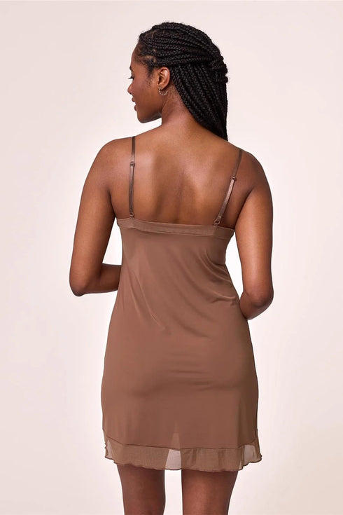 Montelle Round Neck Mid-thigh Slip