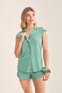 Fleur't Shortie Pj Set With Scrunchie
