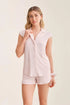 Fleur't Shortie Pj Set With Scrunchie