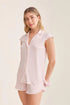 Fleur't Shortie Pj Set With Scrunchie