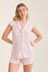 Fleur't Shortie Pj Set With Scrunchie