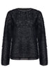 Shan Amelia Feather-Effect Embroidered Tulle Top