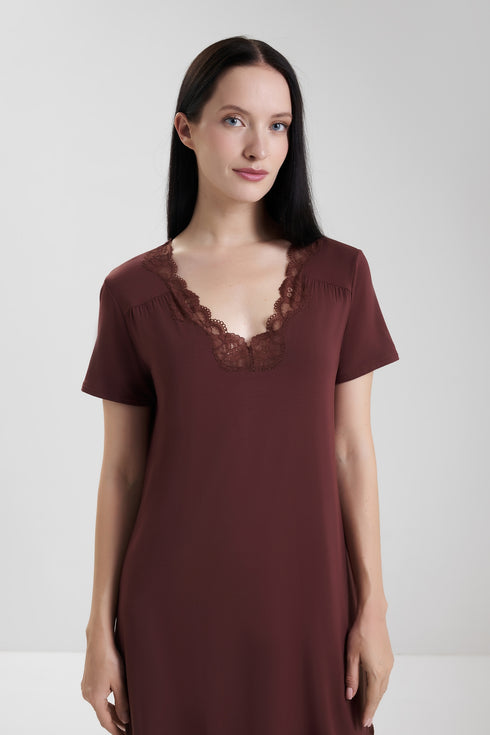 Antigel A06 Simply Perfect Capped Sleeve Nightie