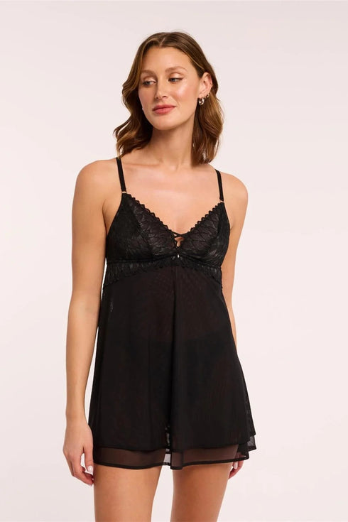 Montelle Lacy Babydoll Set
