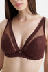Antigel J47 Exquise En Dentelle Triangle Bra With Half Pad